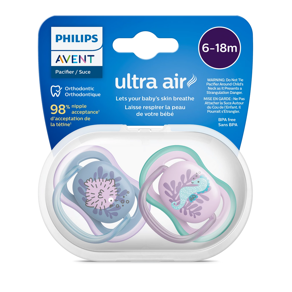 Chupo Philips Avent Ultra Air SCF085/61 (Pez Globo/Caballo de Mar)