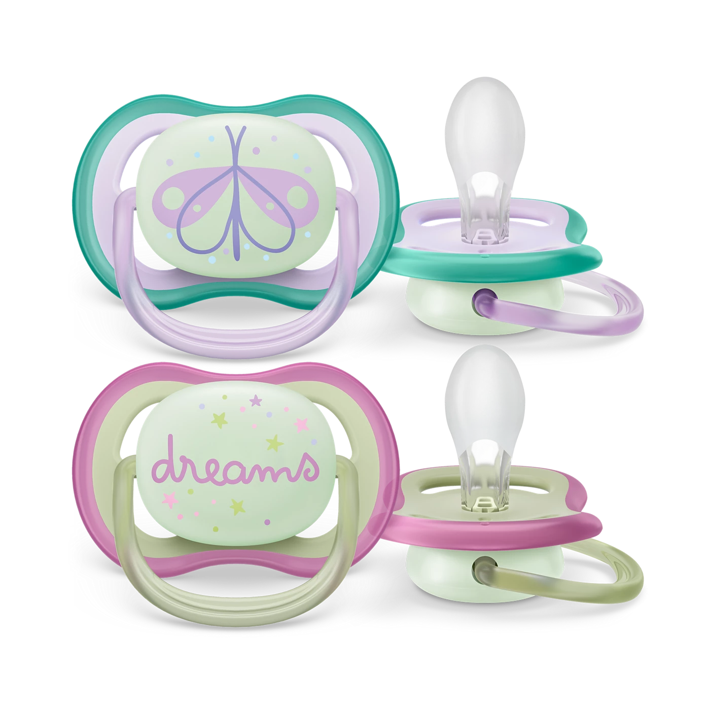 Chupo Philips Avent Ultra Air SCF376/19 (Mariposa/Sueño)