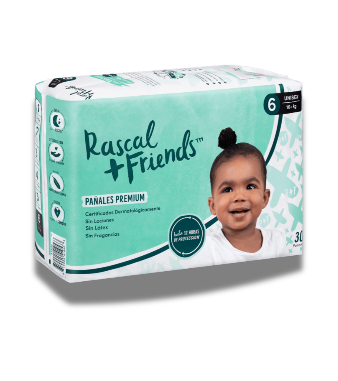 Pañales Rascal Friends Premium Etapa 6 x30Und