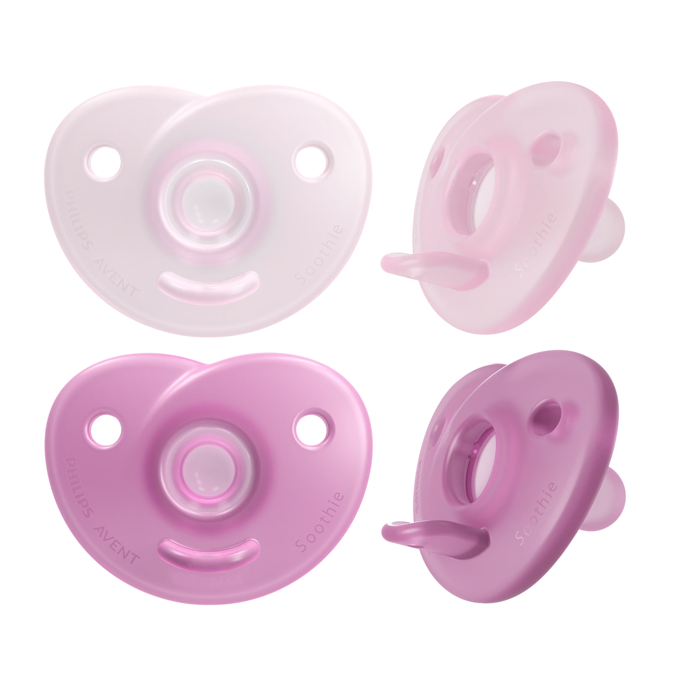 Chupo Soothie 0-6m Rosado Philips Avent SCF099/22 Pack x2