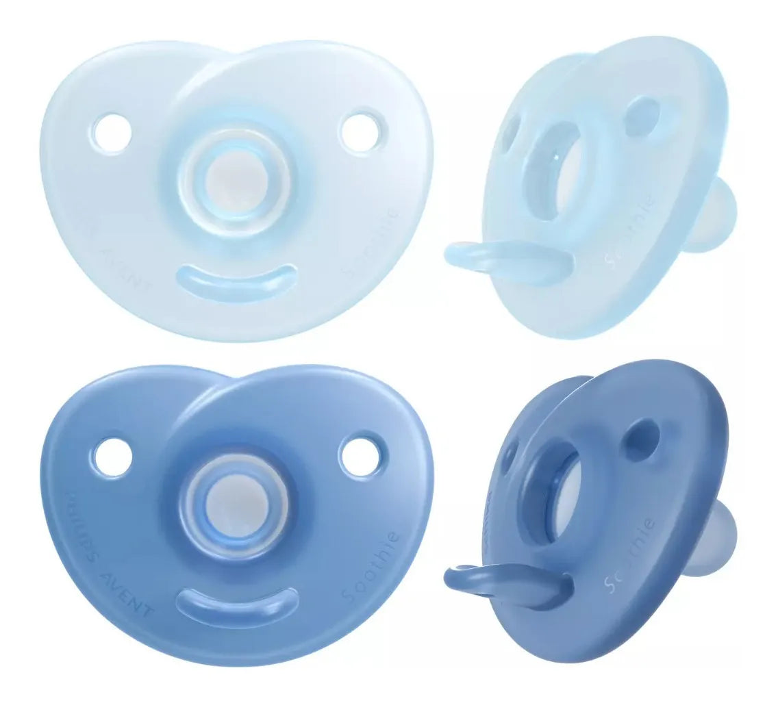 Chupo Soothie 0-6m Azul Philips Avent SCF099/21 Pack x2