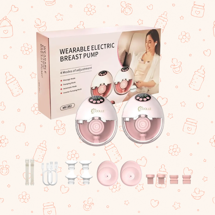 Extractor de Leche Eléctrico x2 - Rosado