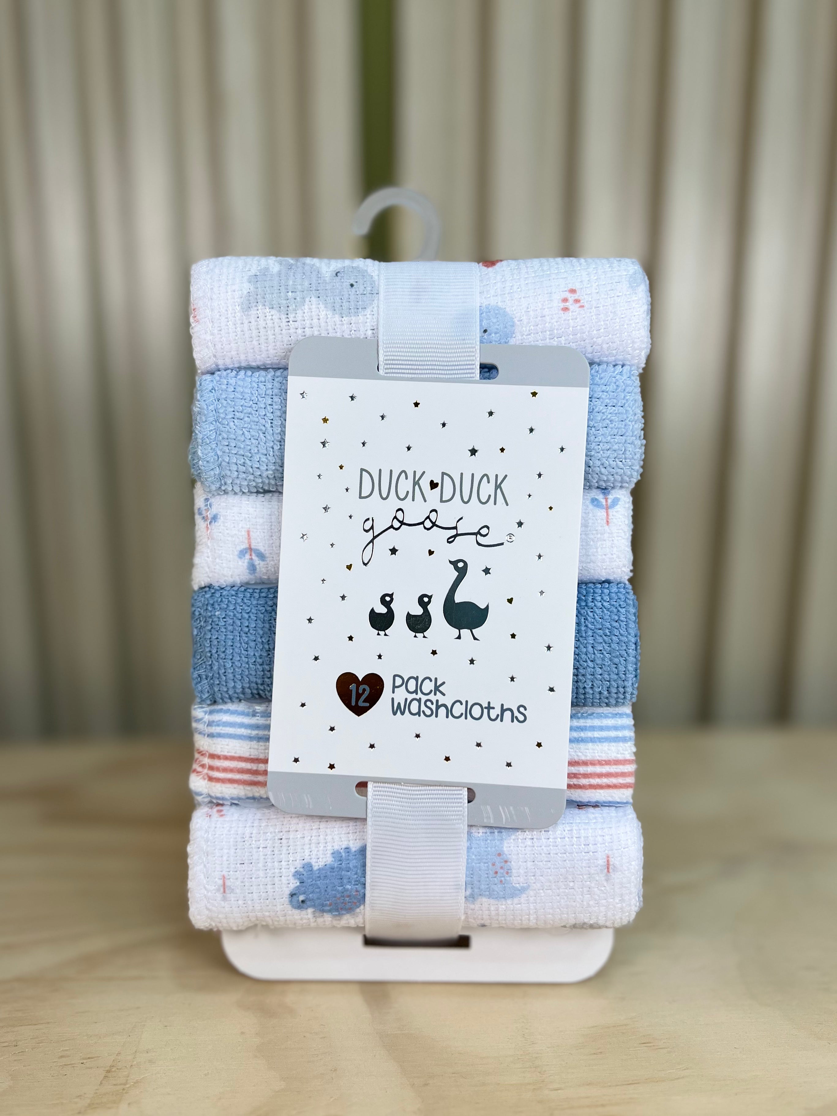Paños Suaves para Bebé – Pack x12 Duck Duck Goose