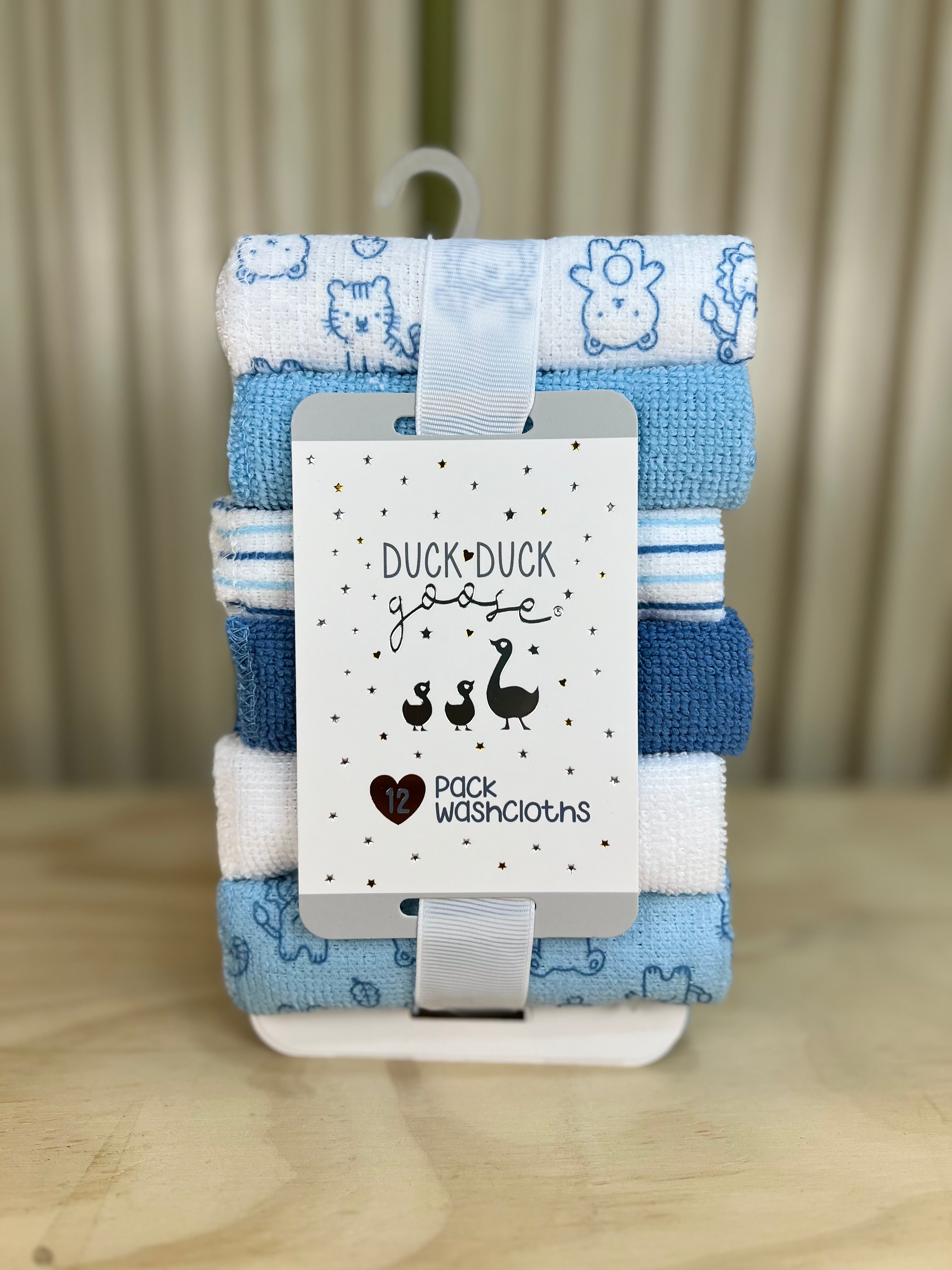 Paños Suaves para Bebé – Pack x12 Duck Duck Goose