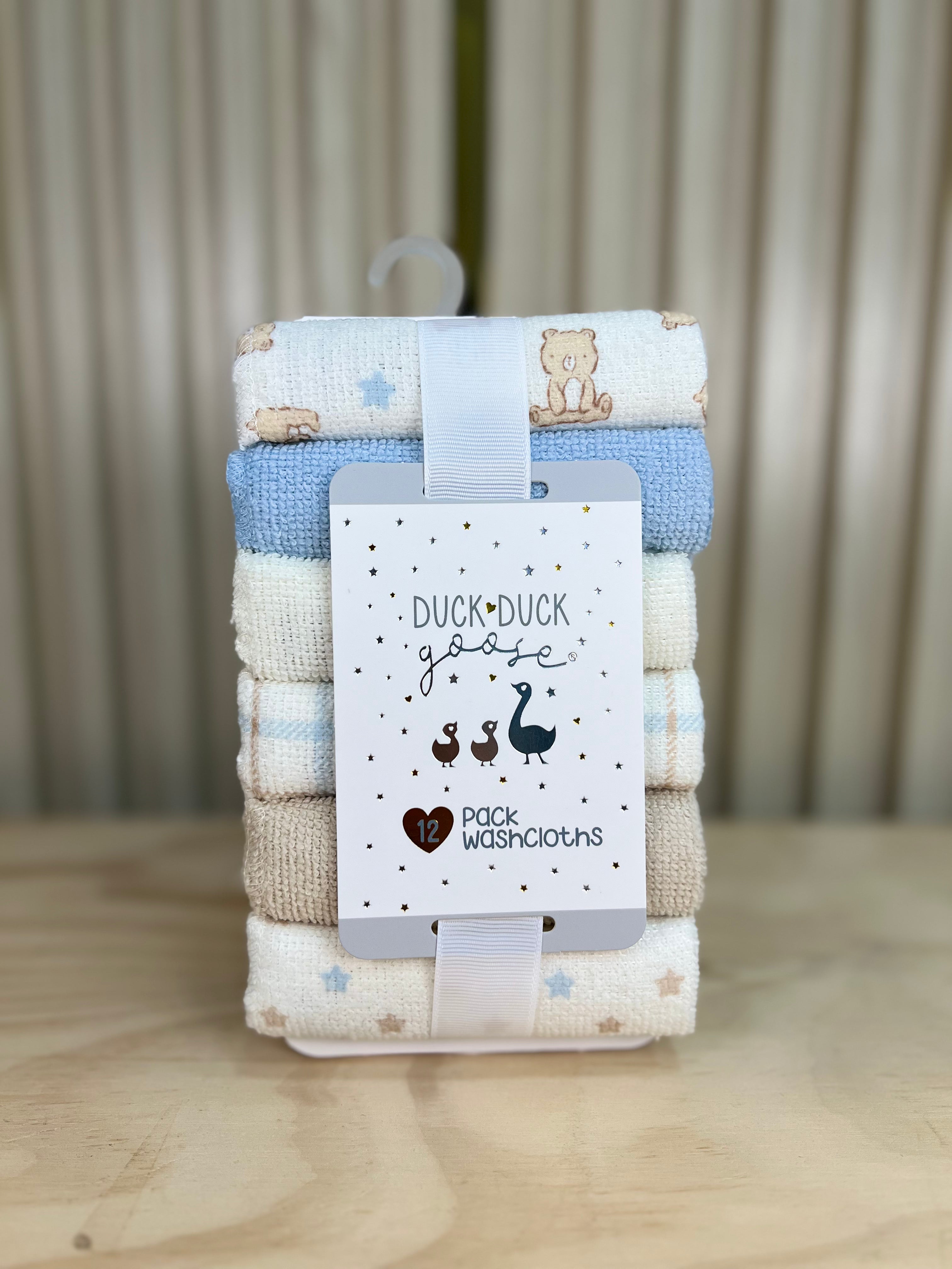 Paños Suaves para Bebé – Pack x12 Duck Duck Goose