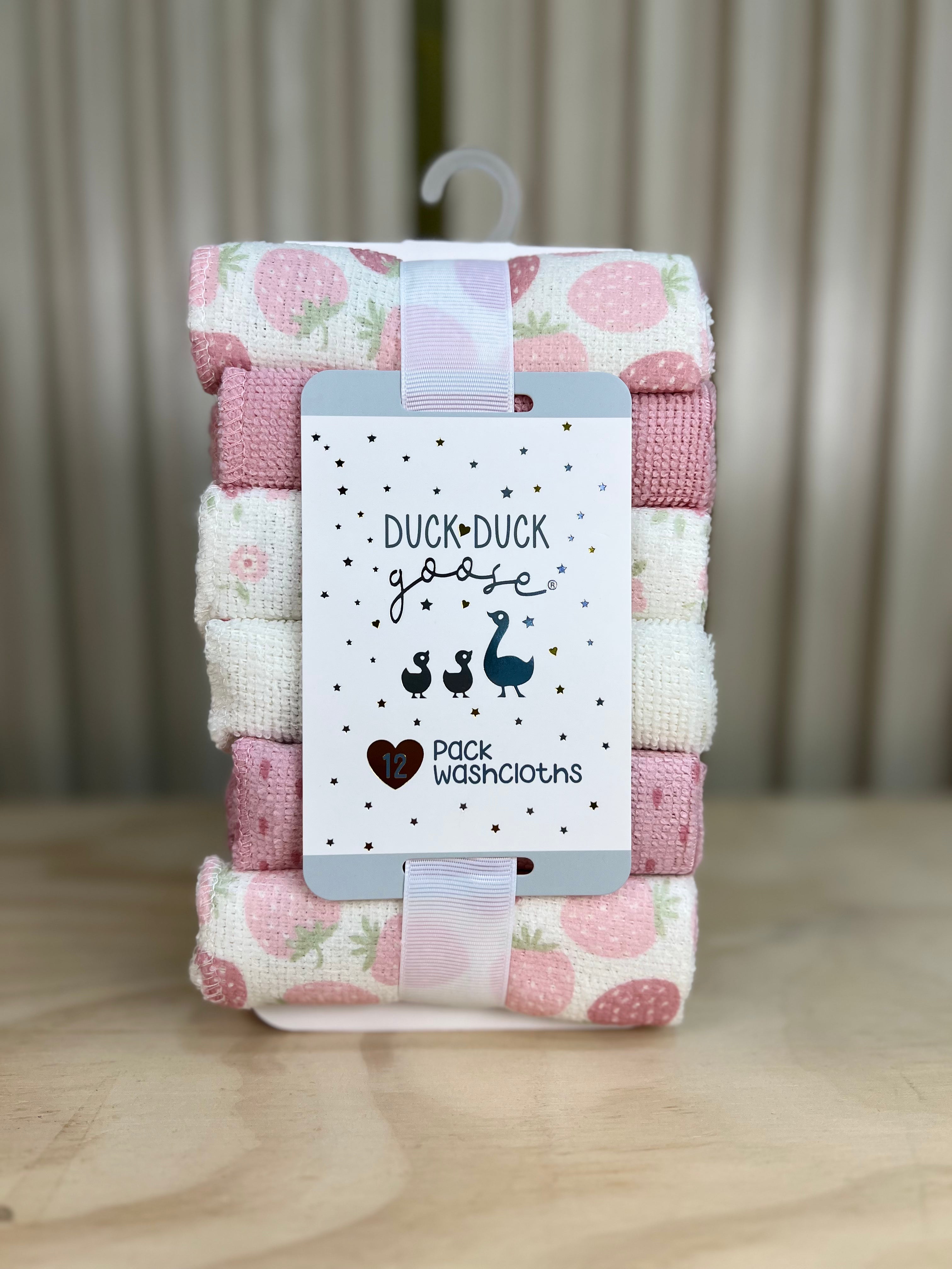 Paños Suaves para Bebé – Pack x12 Duck Duck Goose