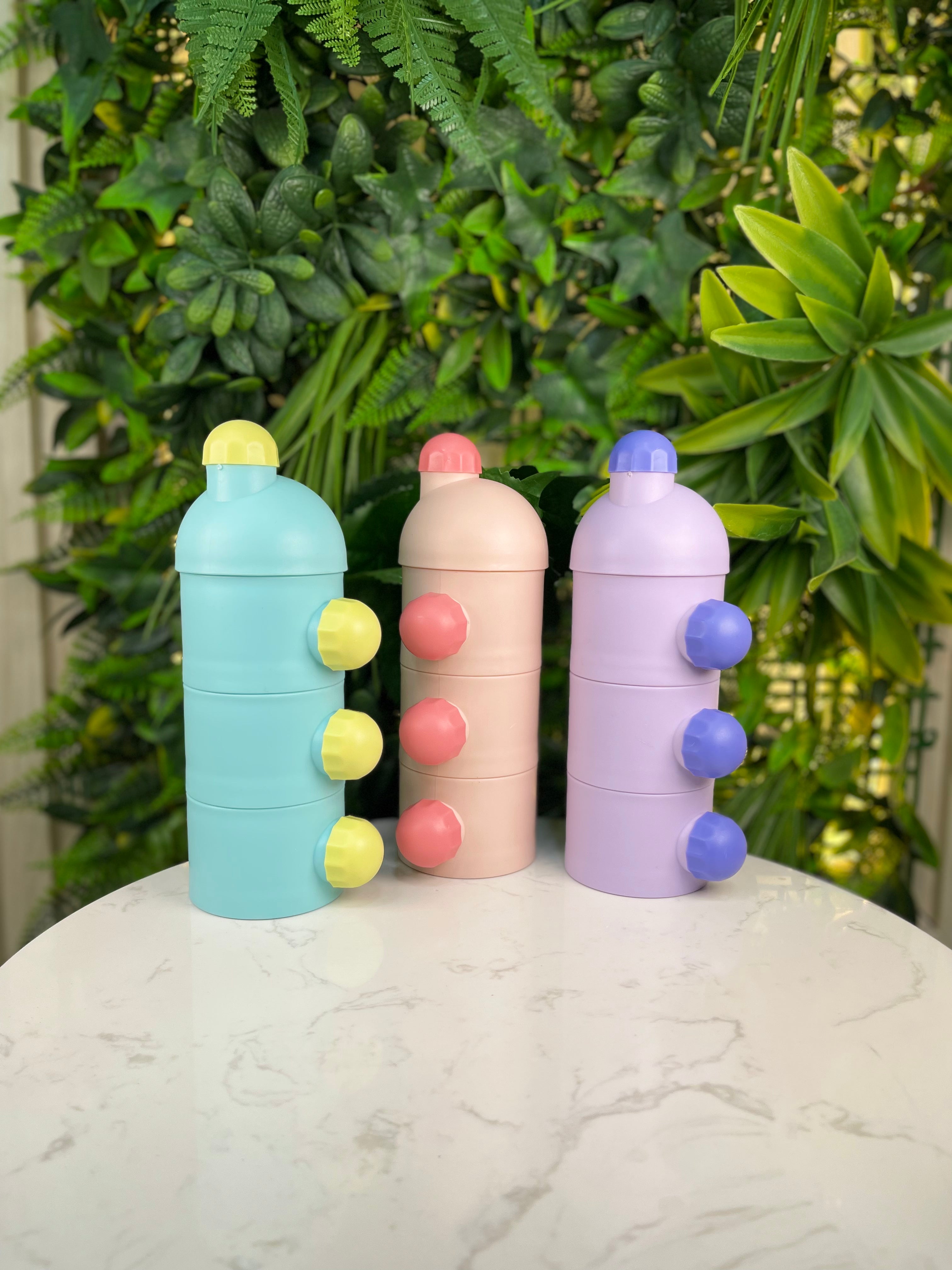 Dispensador de Fórmula y Snacks Apilable