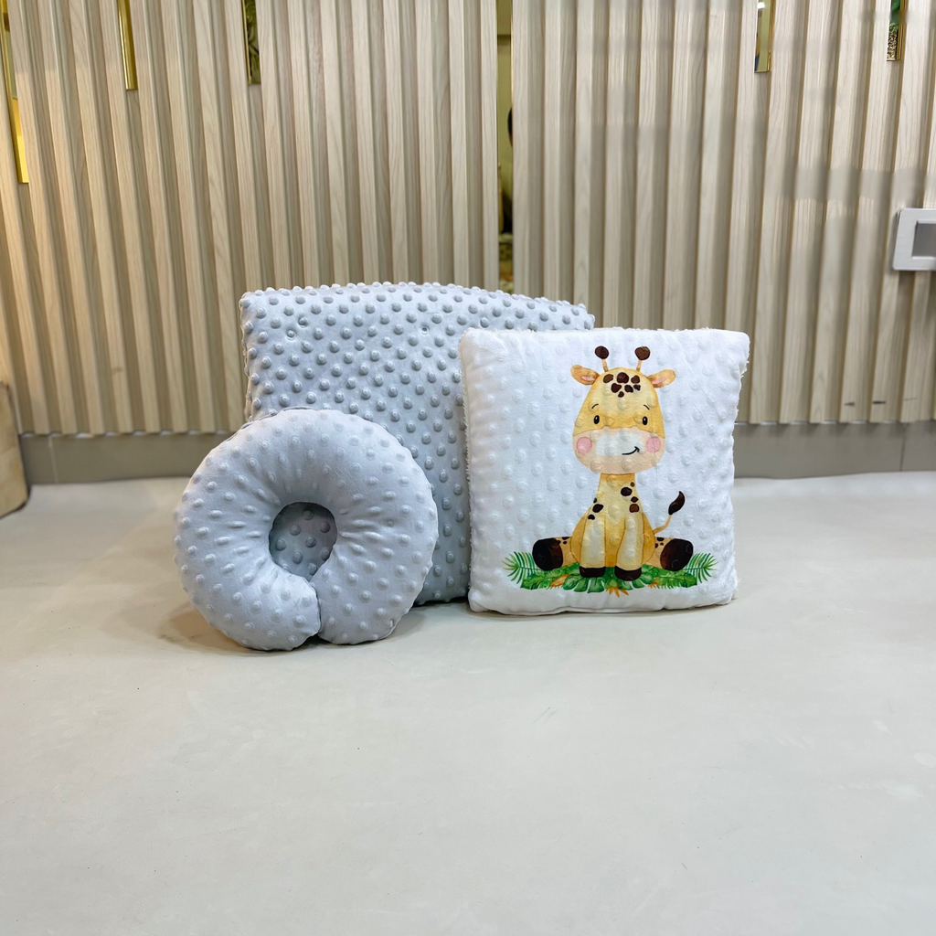 Set Cobija, Cojín y Almohada de Lactancia Bg