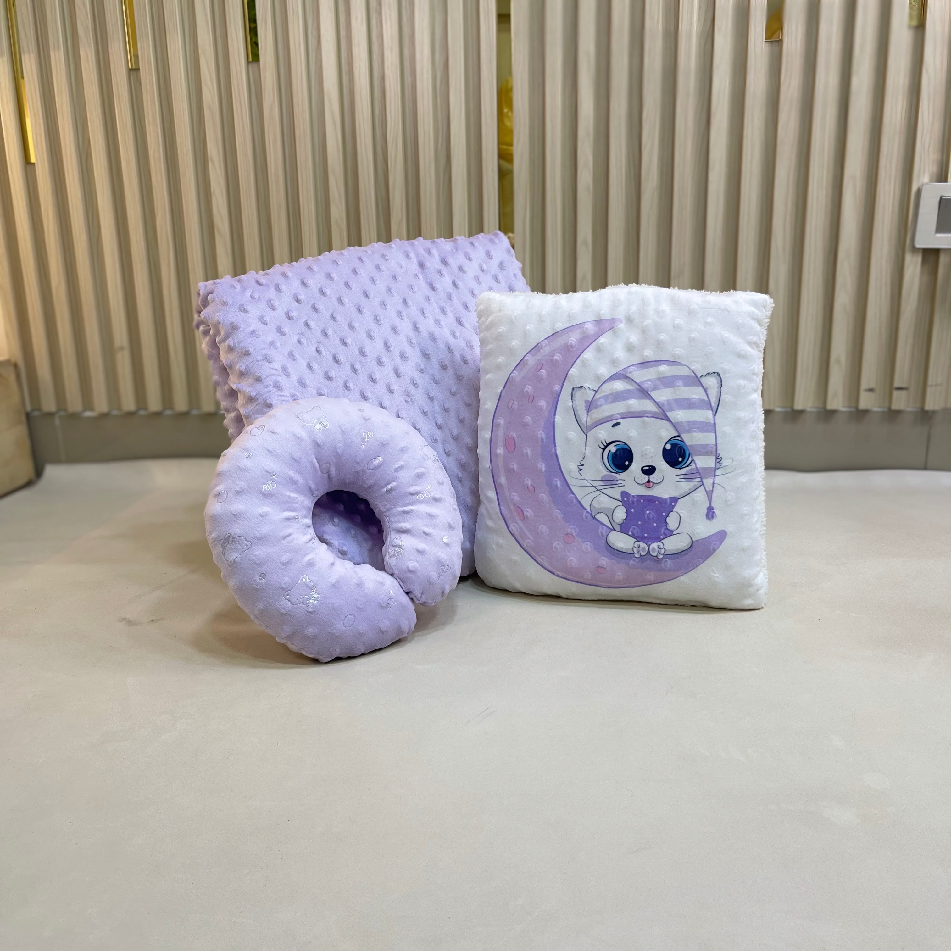 Set Cobija, Cojín y Almohada de Lactancia Bg