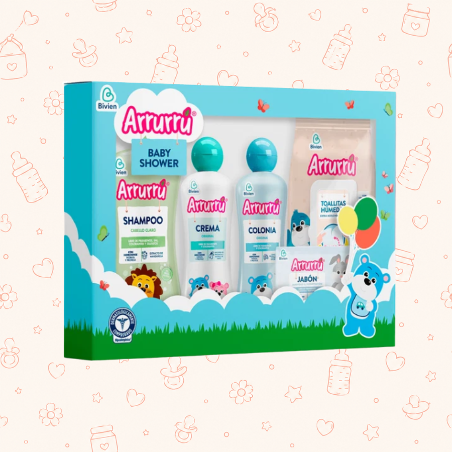 Kit De Baby Shower Arruru Azul