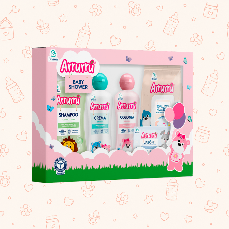 Kit De Baby Shower Arruru Rosada