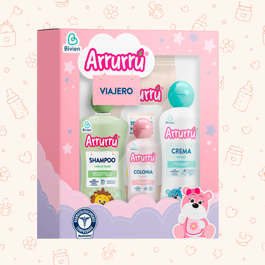 Kit Viajaro Arruru Rosada