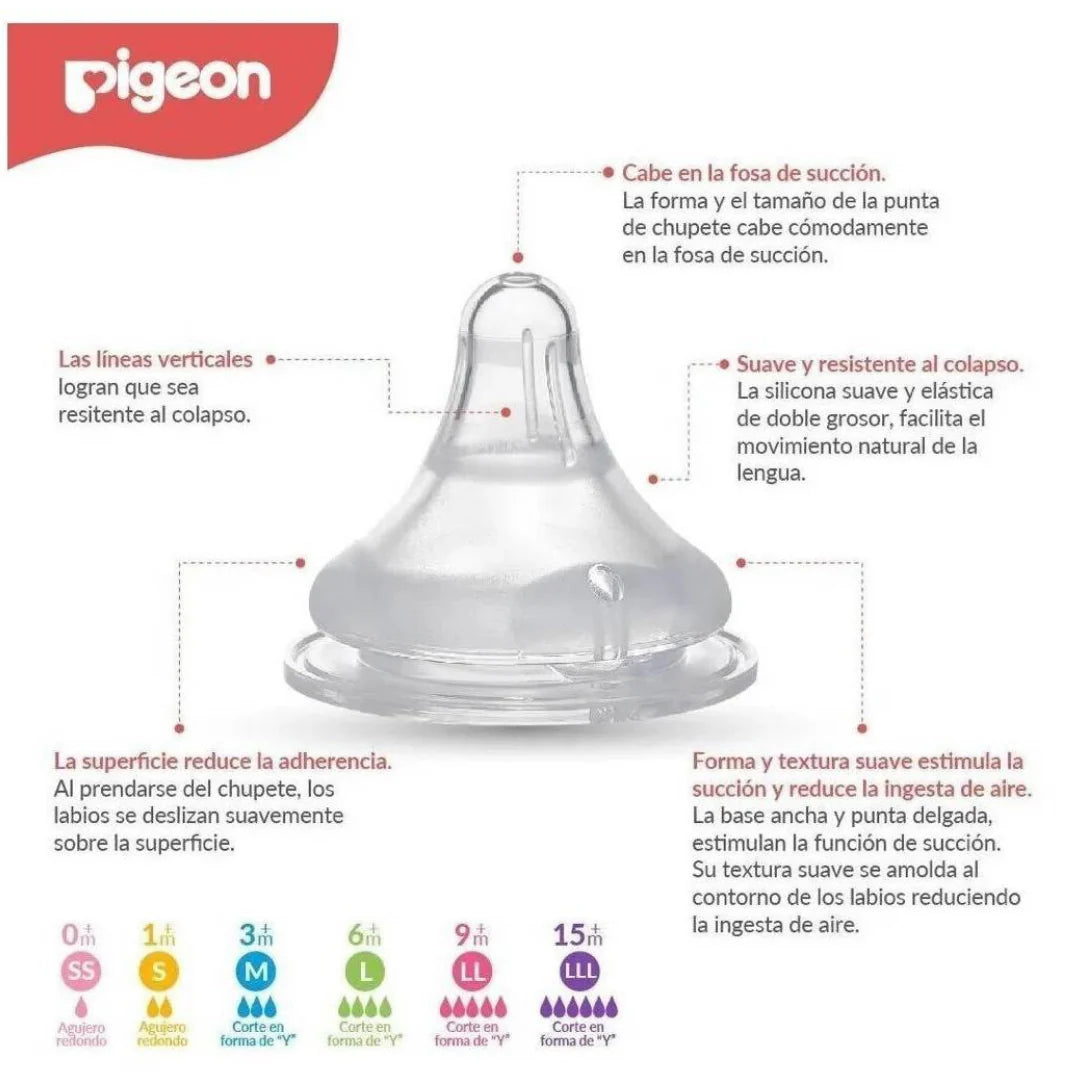 Tetinas Pigeon para Biberon Soft Touch Tercera Generacion
