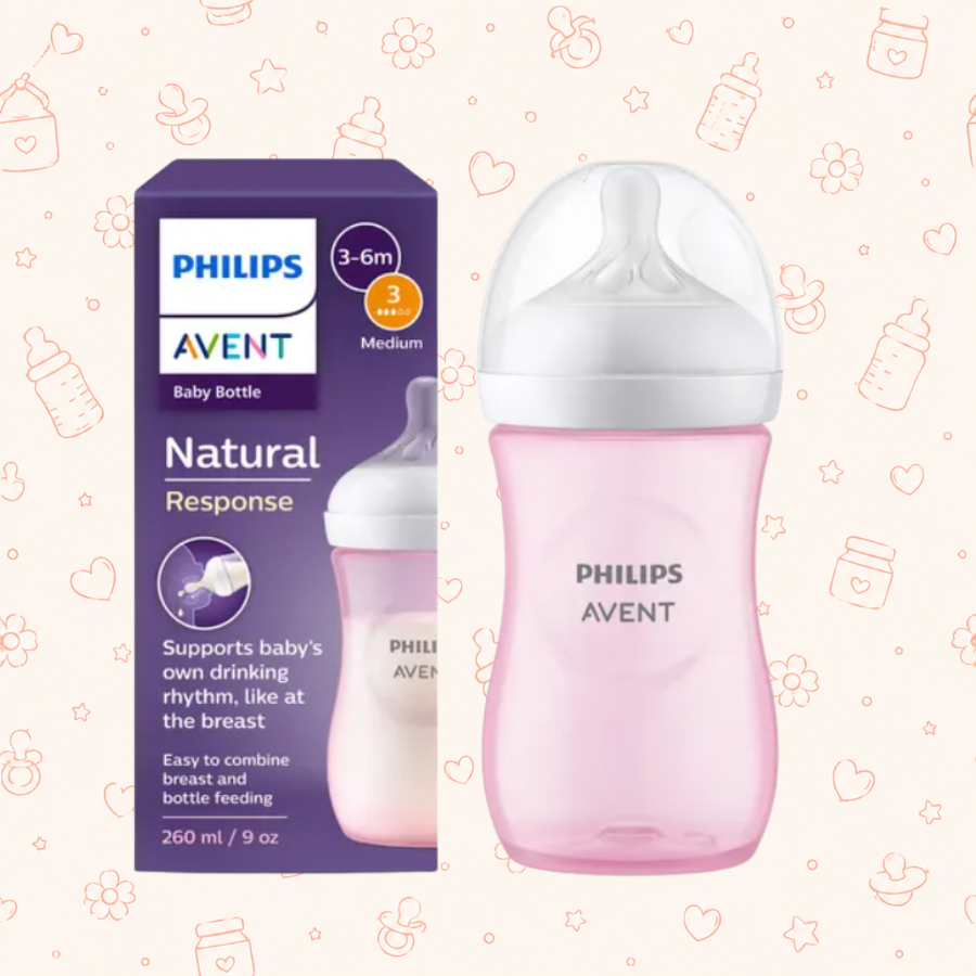 Tetero Natural Avents Rosada 9oz