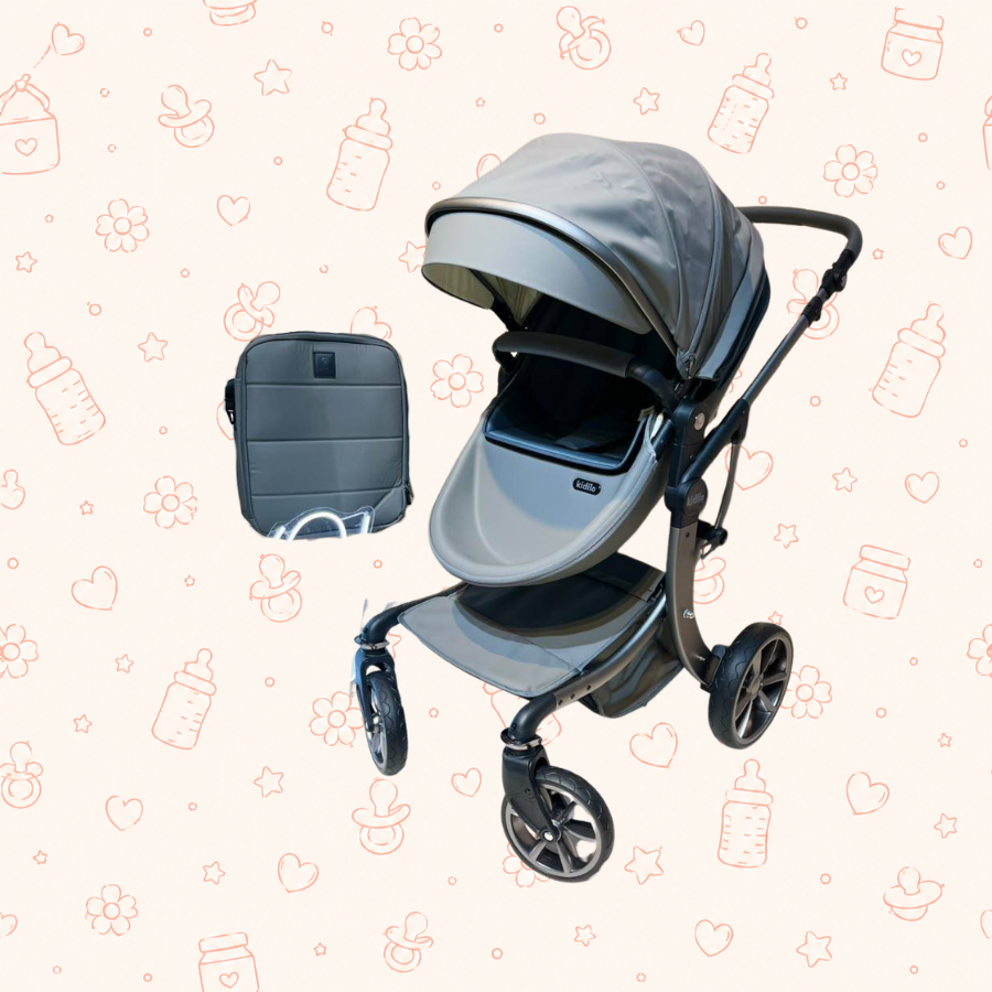 Coche 2 en 1 kidillo SZJ-609 gris