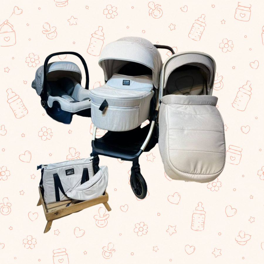 Coche 3 en 1 kidillo AS107 beige