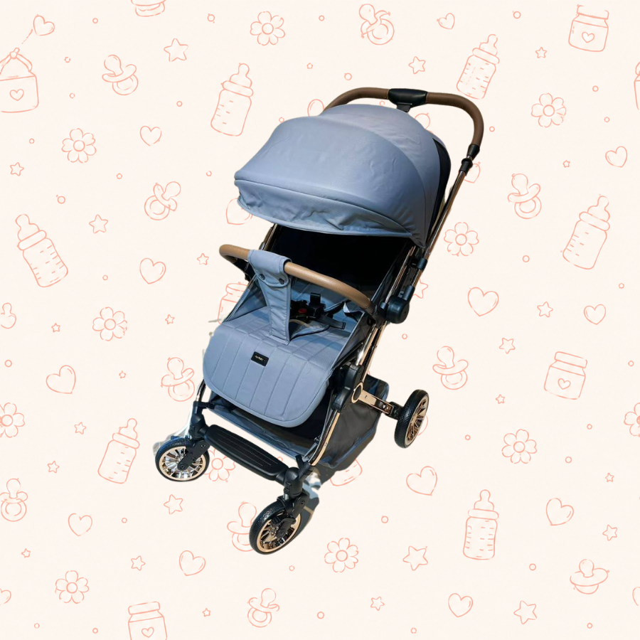 Coche maleta AG929 gris