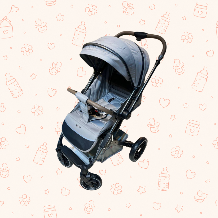 Coche maleta reversible Cypar H9 gris