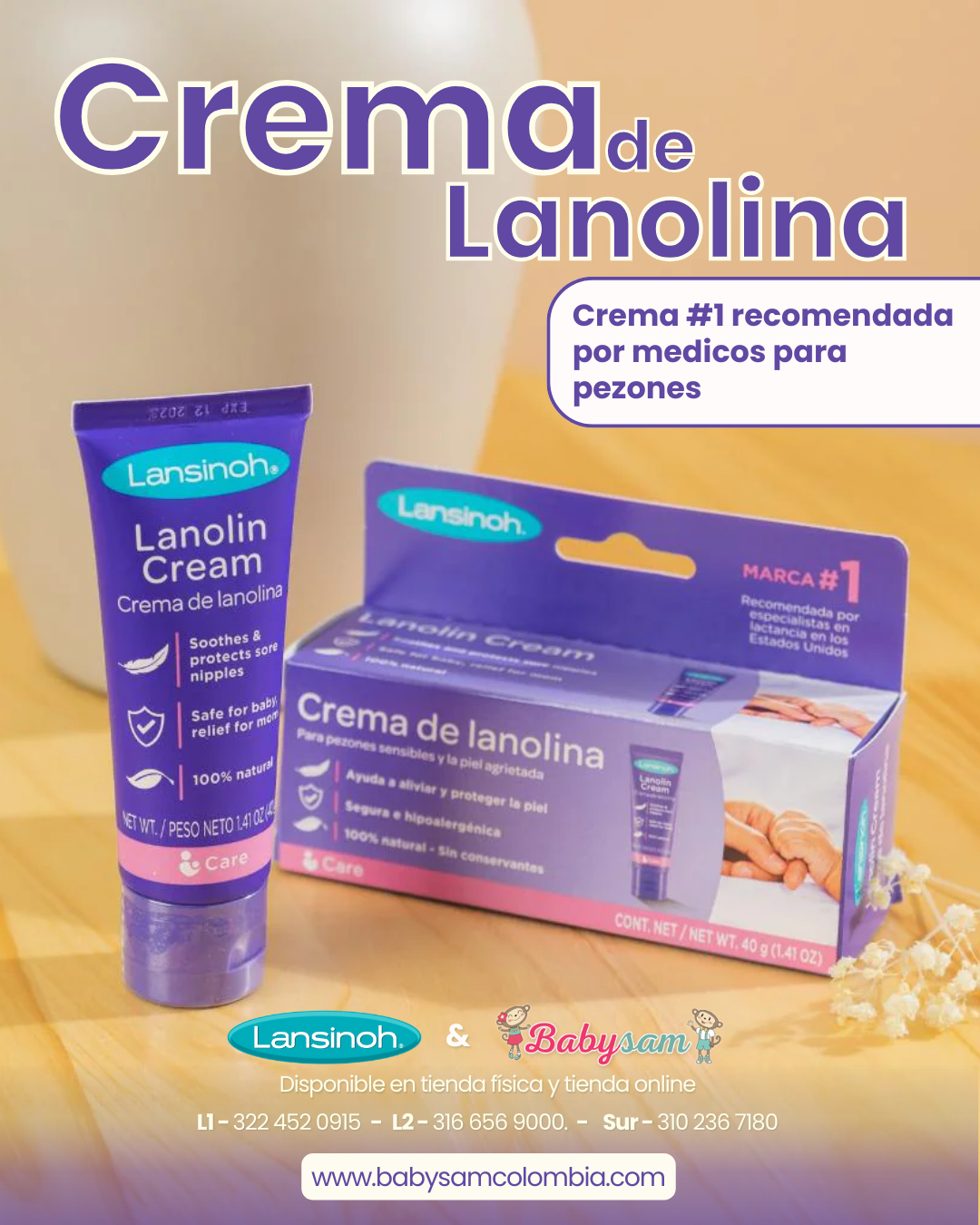 Crema Lanolina Lansinoh 7gr